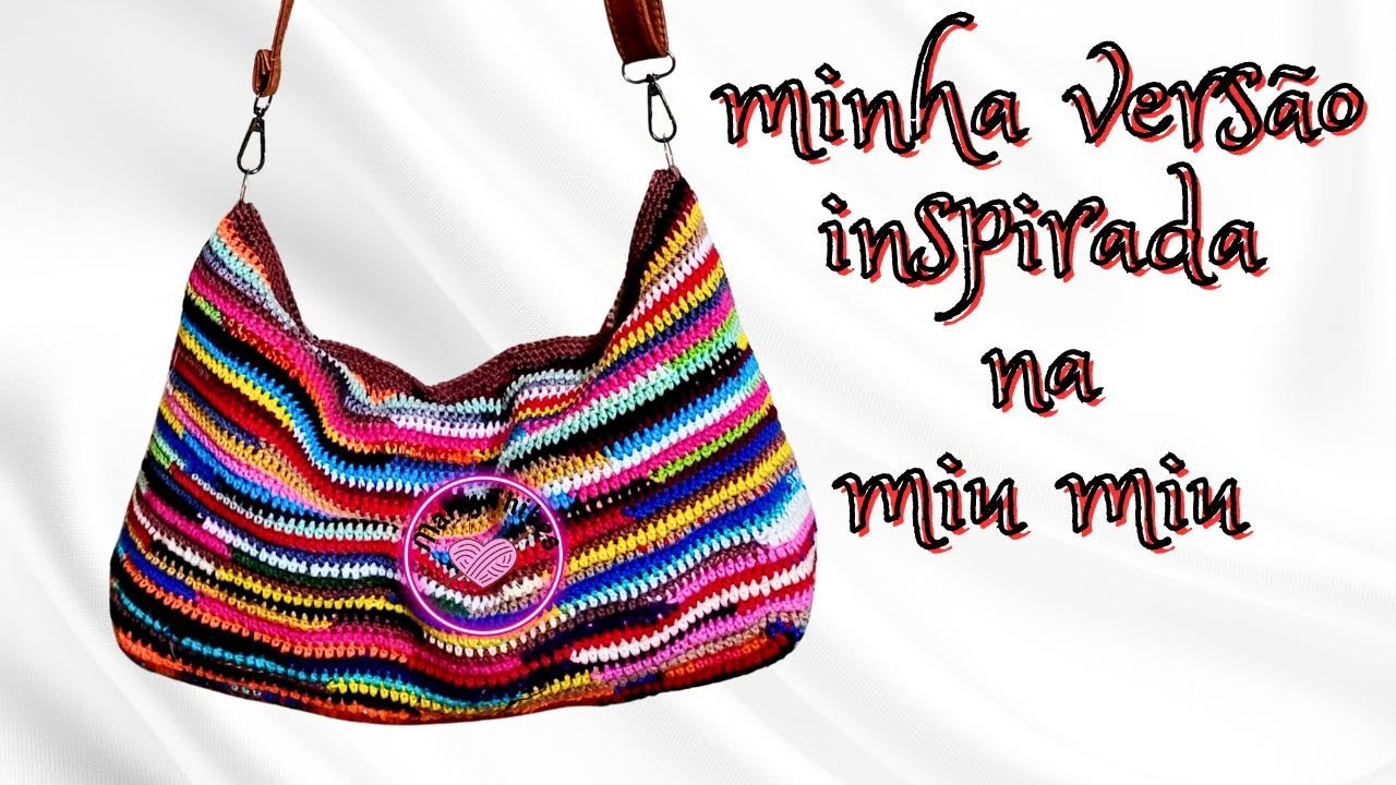 Bolsa Fashion com Fios Reaproveitados: Crie Sua Própria Miu Miu de Crochê! 🌟👜 @marlythibes