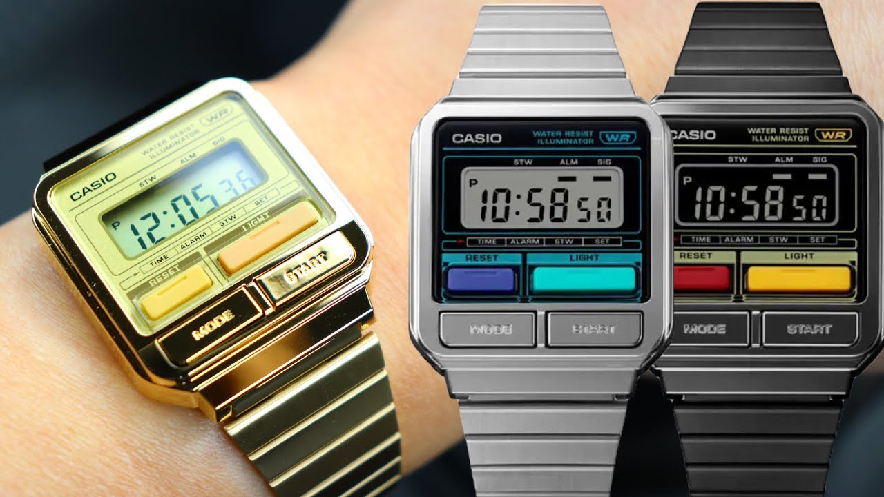 Casio A120W - I got the GOLD one (but is it too brash?)