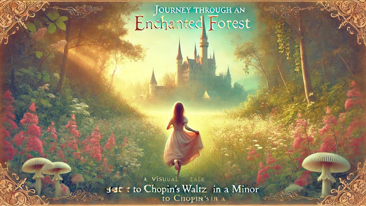 Journey Through an Enchanted Forest: A Visual Tale Set to Chopin's Waltz No. 19 in A Minor