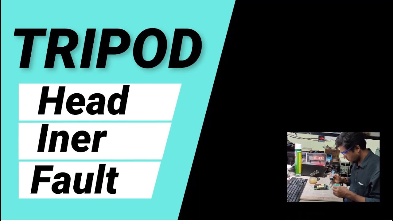 How to servicing tripod head center column elevator loos