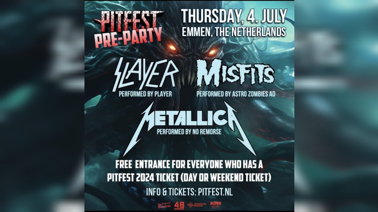 PITFEST 2024 Pre-Party (04-07-24 Emmen)