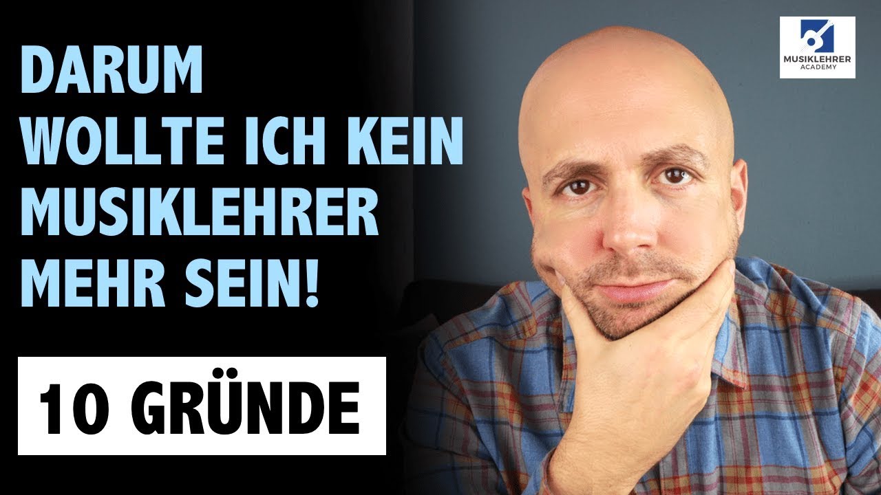 Darum unterrichte ich nicht mehr an Musikschulen - 10 Gründe