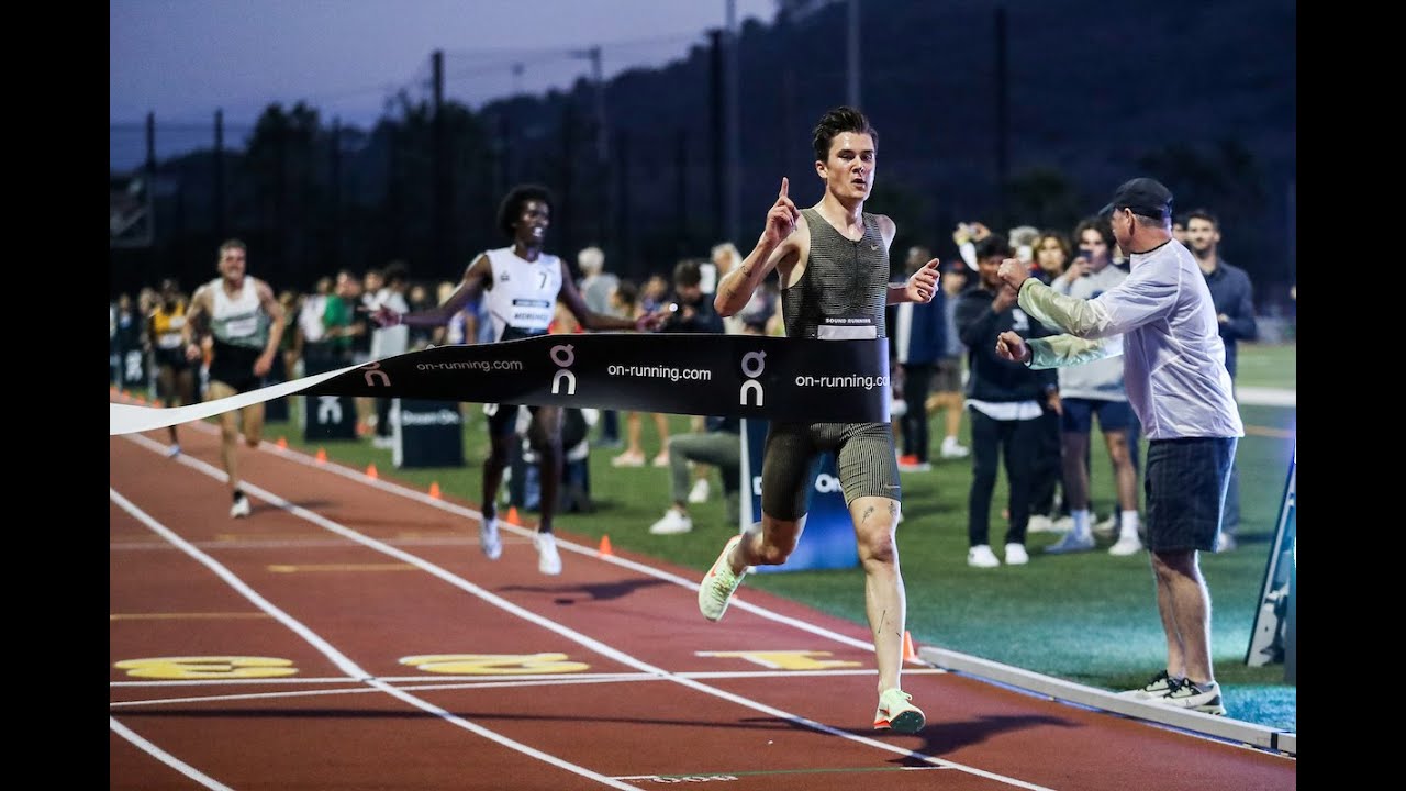 Jakob Ingebrigtsen gets the win and Abdi Nur breaks the Collegiate Record