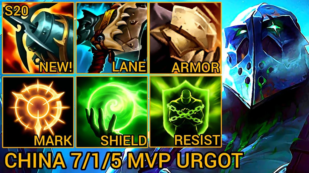 Baron Lane URGOT Is Really Underrated Right Now - China Wild Rift New Build & Runes By Tiarty