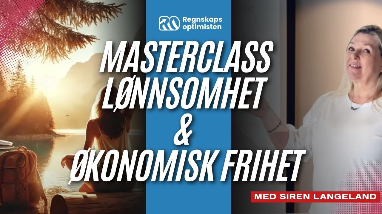 Masterclass L&oslash;nnsomhet & &Oslash;konomisk Frihet.Skreddersydde Produktbeskrivelser. F&aring; enda mer verdi!
