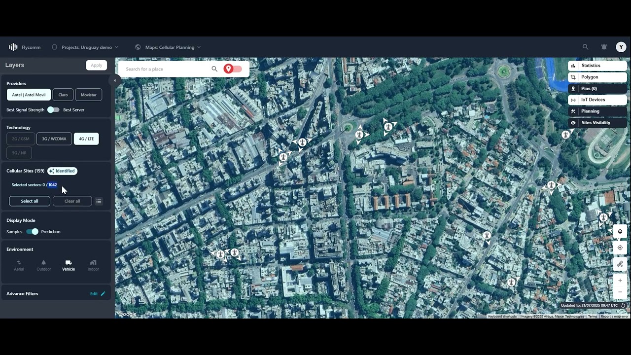 Effortless Site Identification with Flycom's Algorithms 🚀