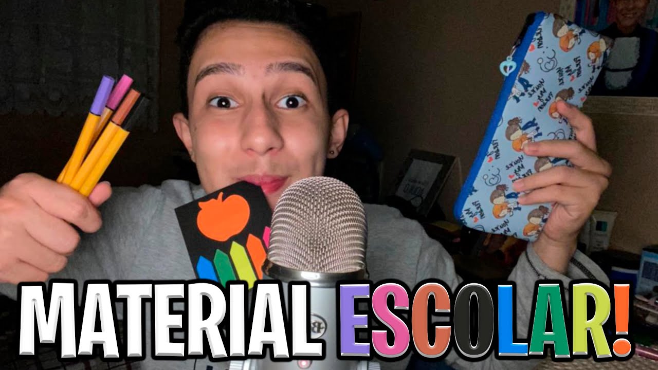 ASMR | MEU MATERIAL ESCOLAR 2022 (terceirão)