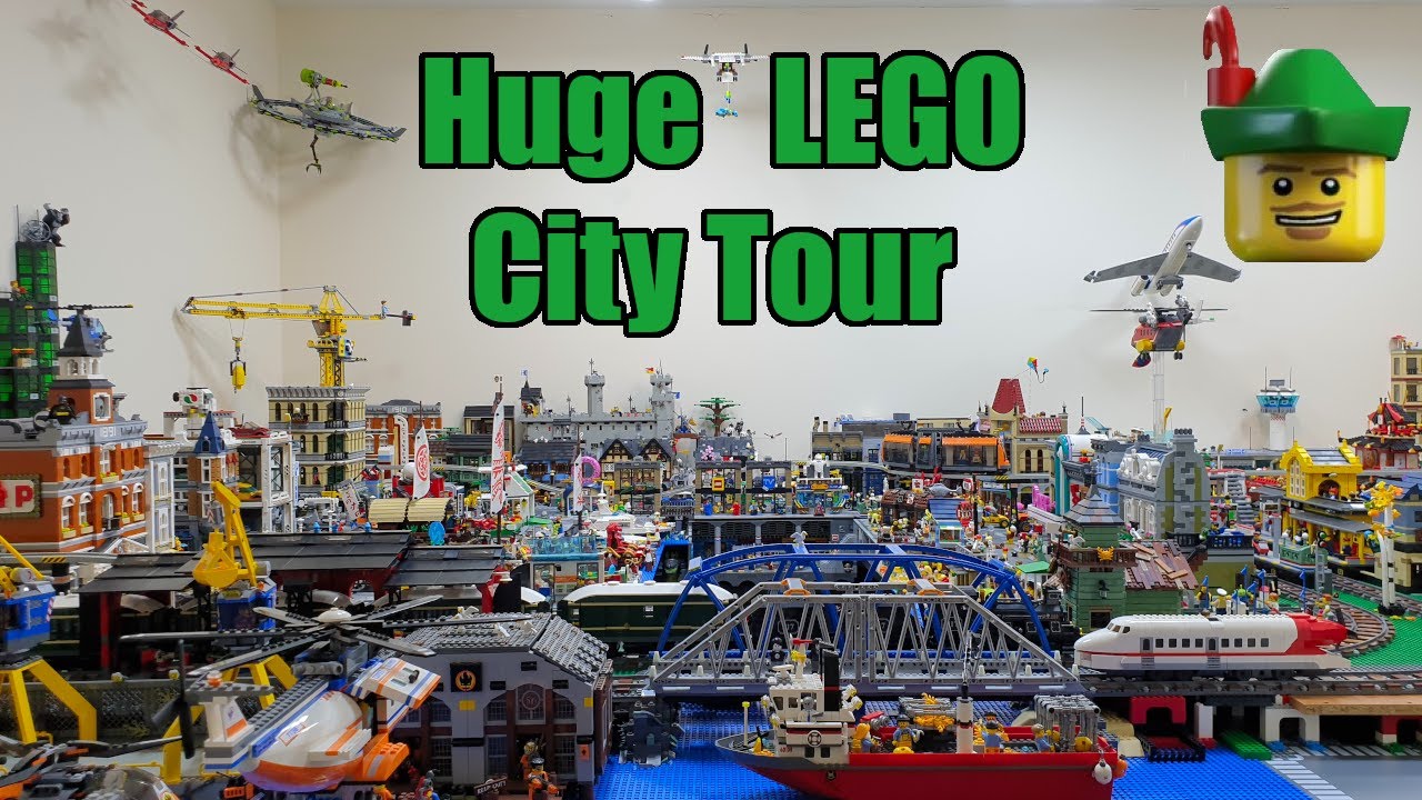 Huge LEGO City Tour 😲🧱🏙🚌🏹