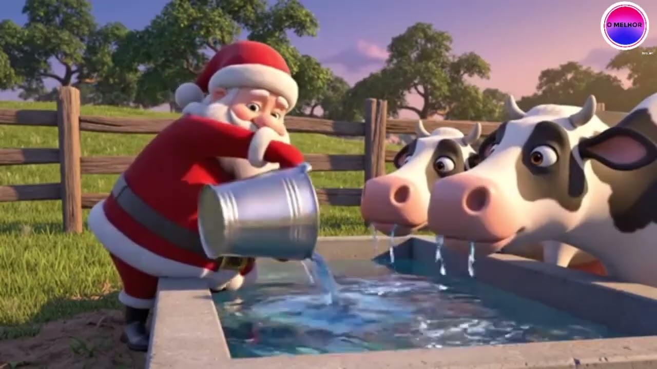 O Trabalho Secreto do Papai Noe🎄 Antes do Natal 🎄Desenho lnfatil