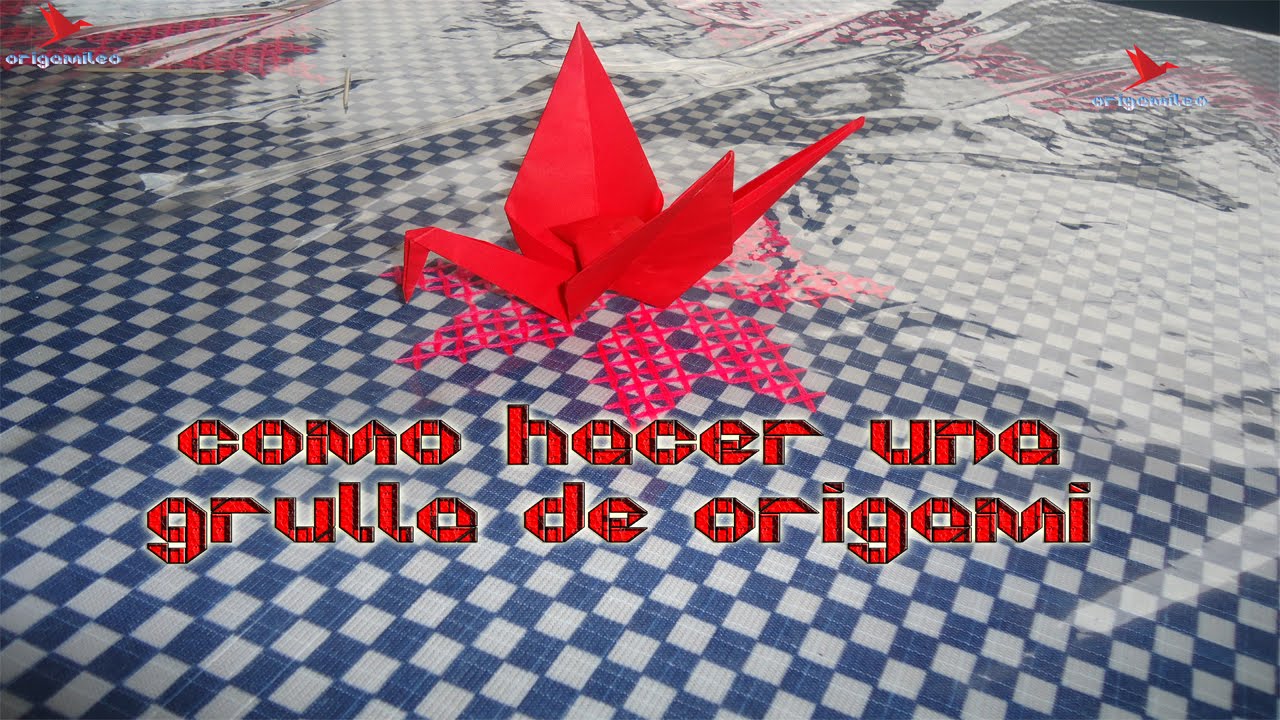 como hacer una grulla de origami/origamileo