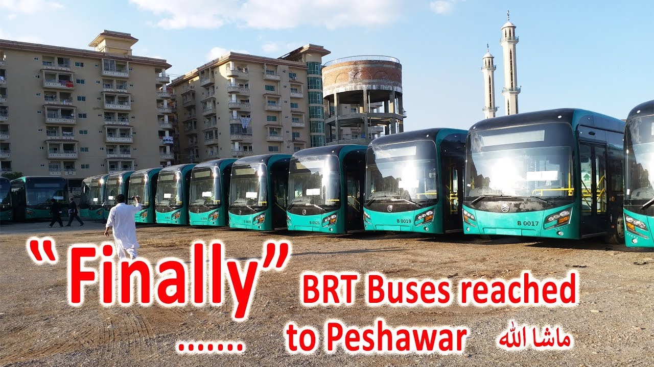 peshawar BRT latest video | BRT buses reached to peshawar | zama khyber #8
