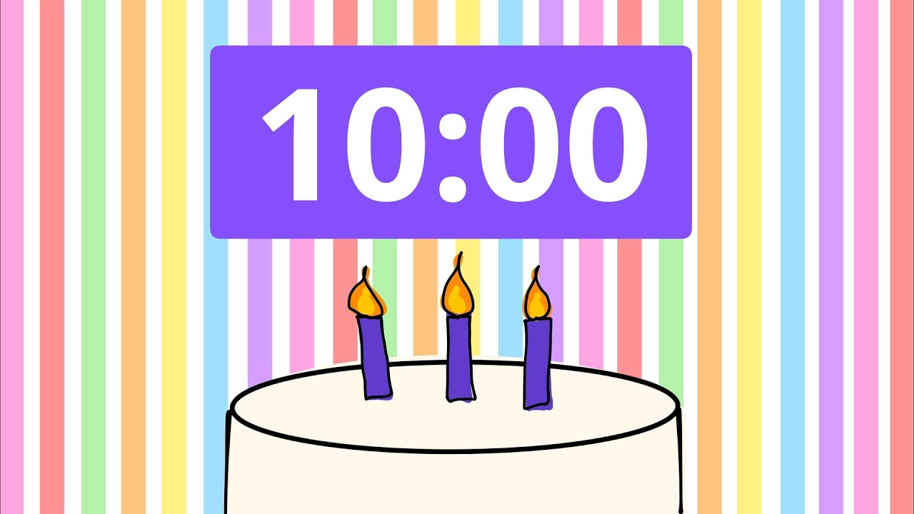10 Minute BIRTHDAY Countdown