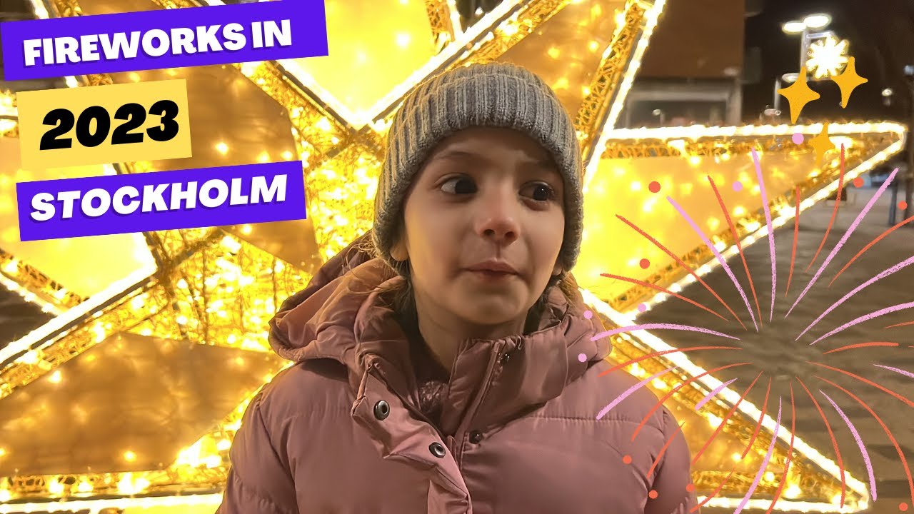 New Year Fireworks in Stockholm 2023