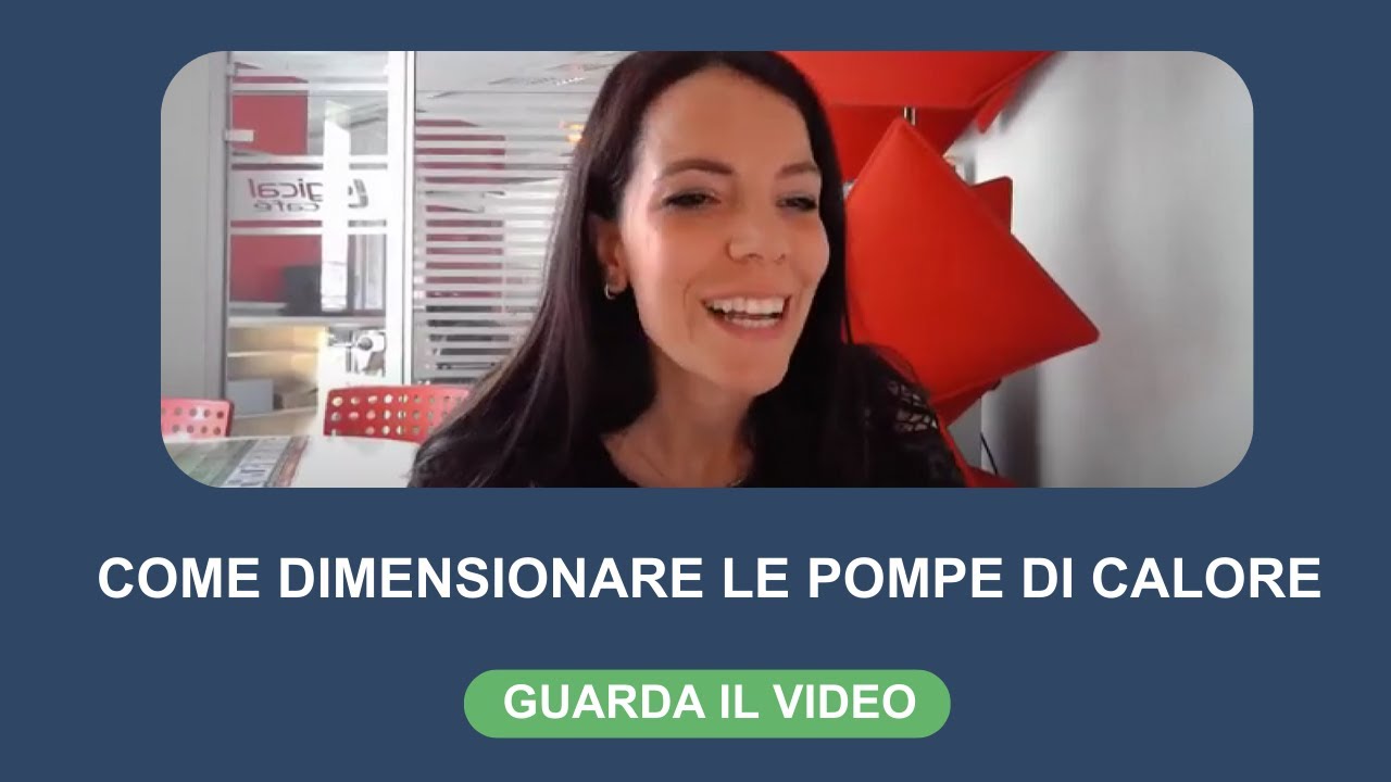 Come dimensionare le pompe di calore