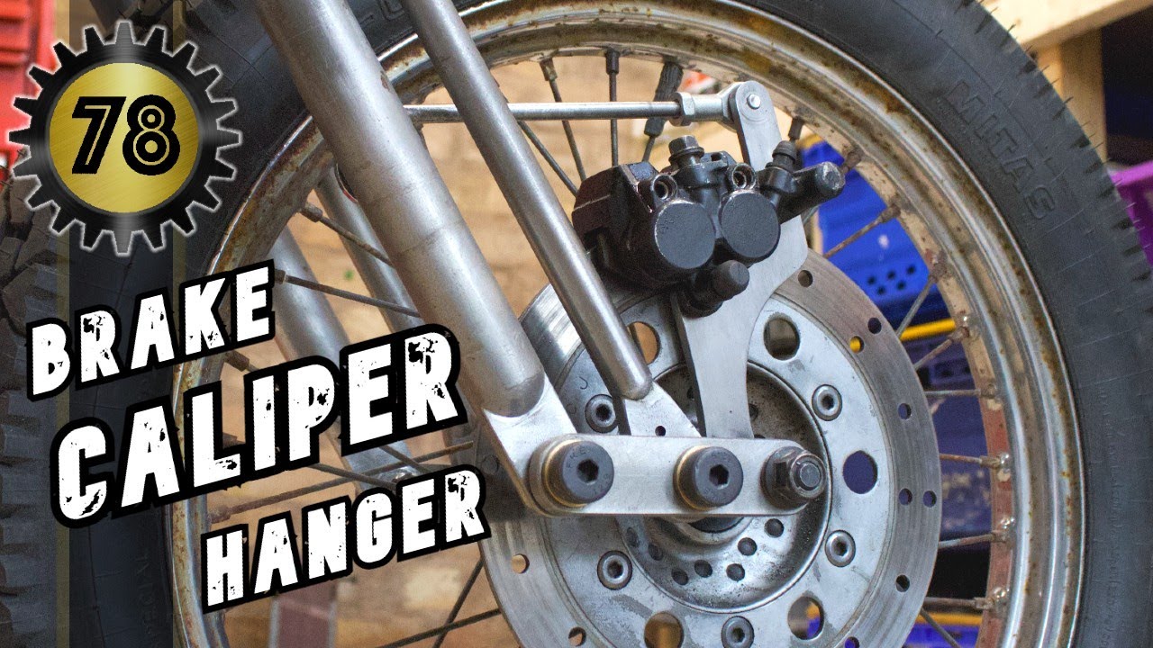 HOW-TO fabricate a Springer brake caliper hanger bracket - Honda Rebel Bobber