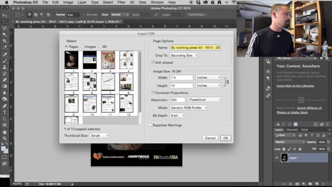 A Crash Course in: How to Press Kit, Photoshop Tutorial