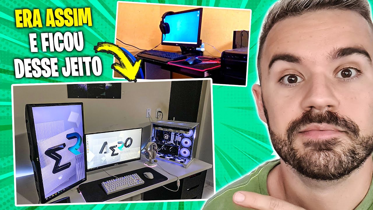 EVOLUÇÃO INSANA DESSE SETUP! - Setup dos inscritos