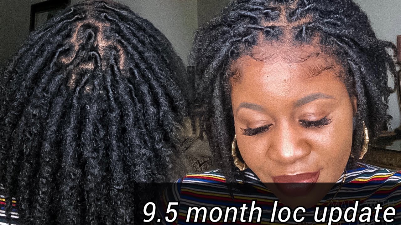 9.5 MONTH LOC UPDATE | Starter locs | TWO STRAND TWIST METHOD | Made by SOMI