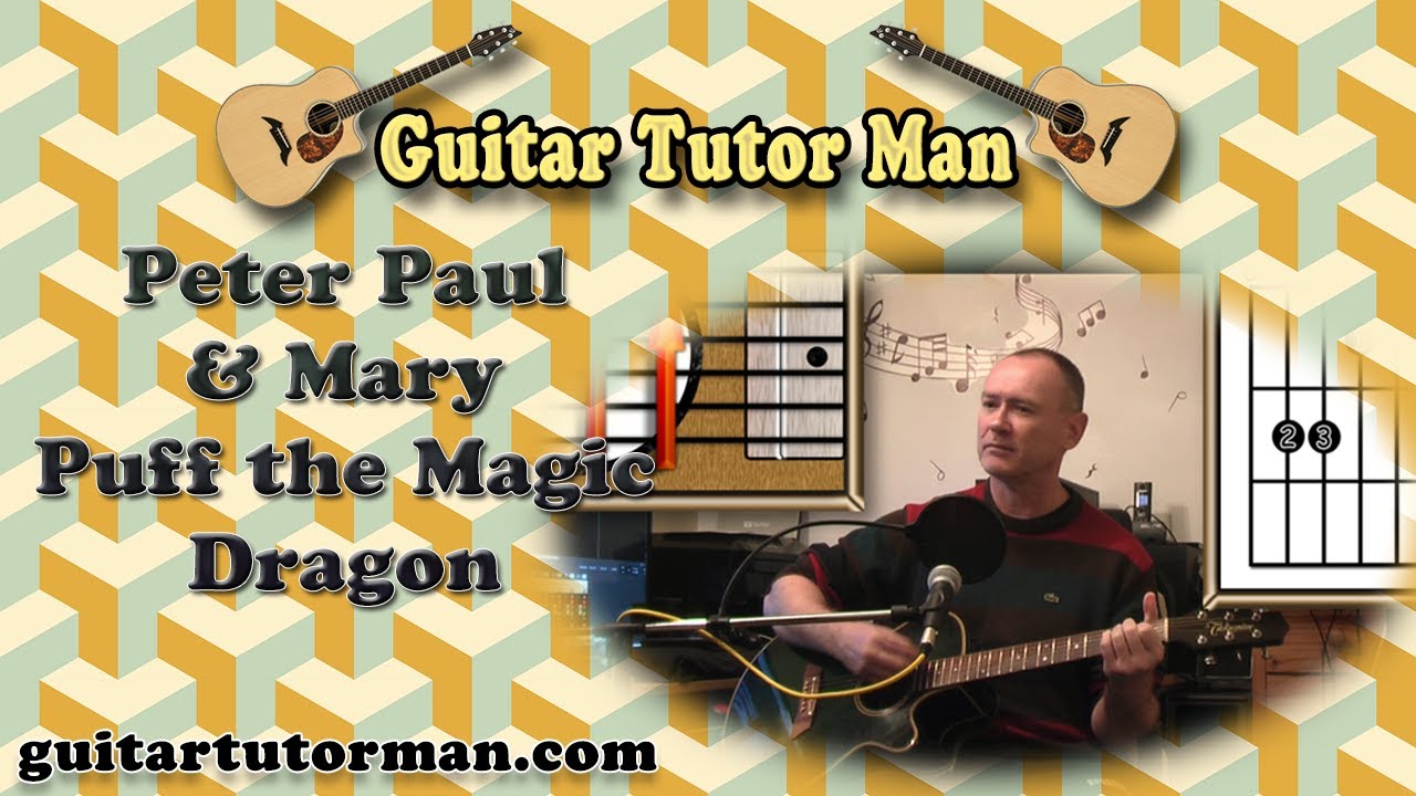 Puff The Magic Dragon - Peter, Paul & Mary - Acoustic Guitar Lesson (easy - ish)