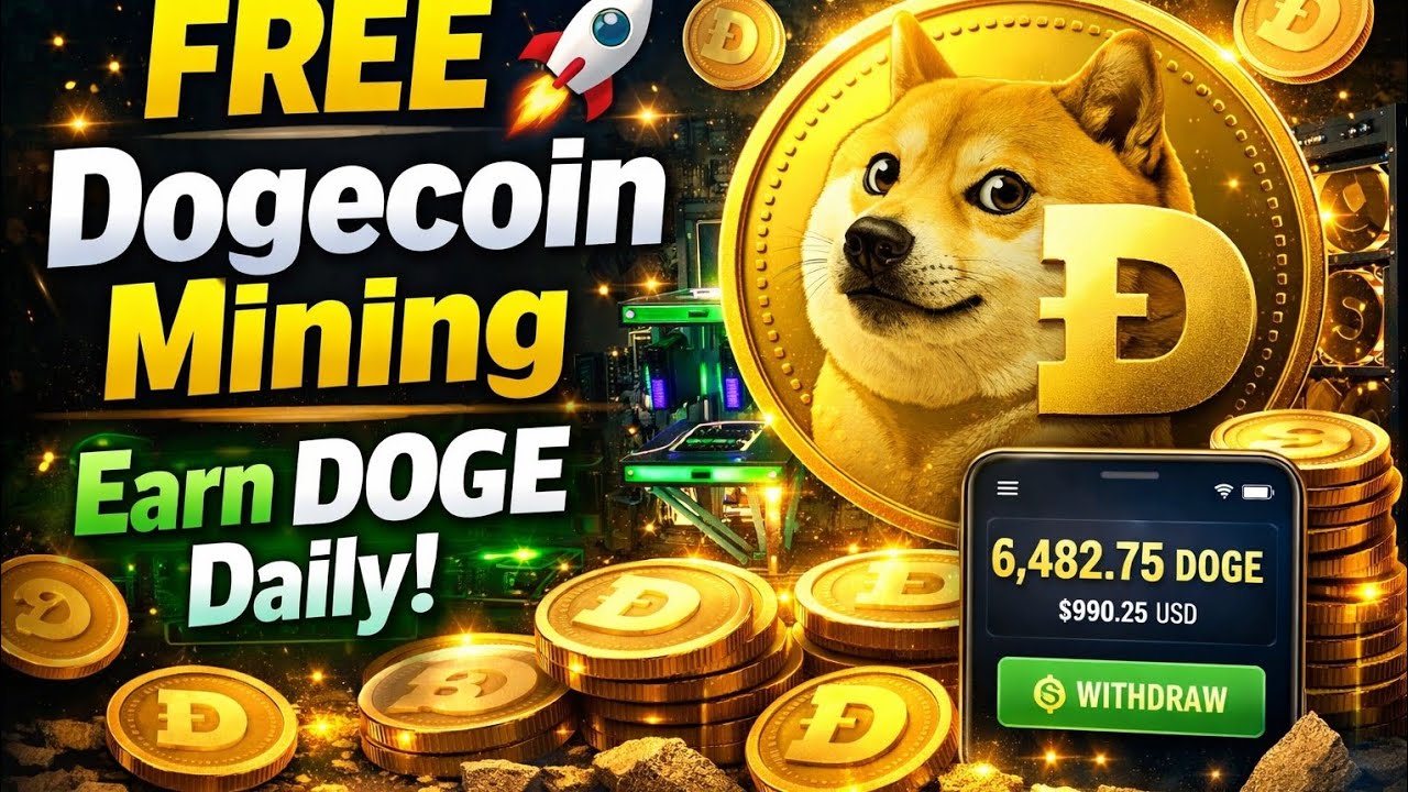 FREE Dogecoin Mining 2026 🔥 Earn DOGE Daily | Legit Dogecoin Mining App Proof