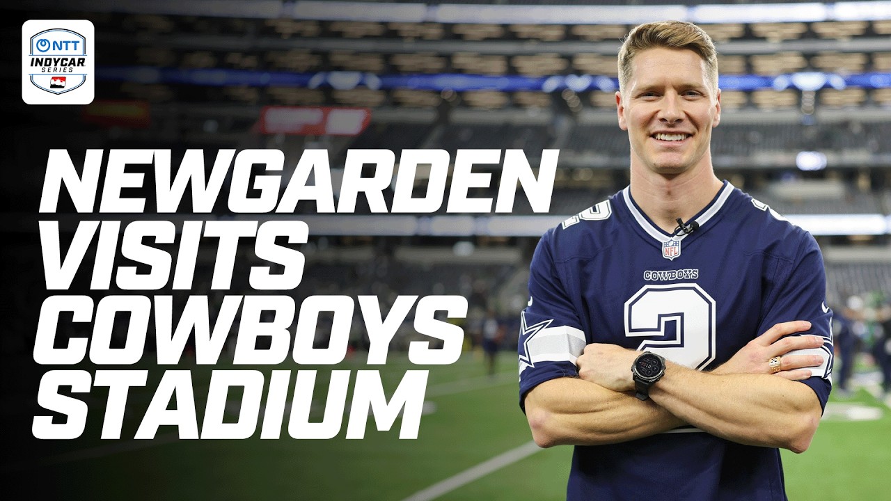 Josef Newgarden Takes In FIRST Dallas Cowboys Game 🏈 | INDYCAR