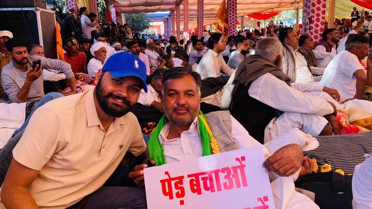 Interview with Amar Singh Bishnoi, Farmer leader from Ganganagar at Khejdi Bachao Andolan, Bikaner 