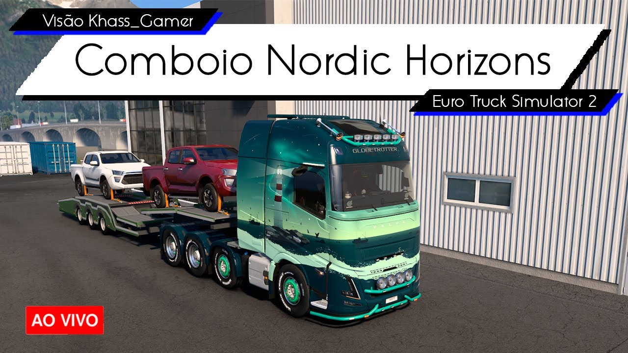 Gameplay Euro Truck Simulator 2 - Comboio Nordic Horizons