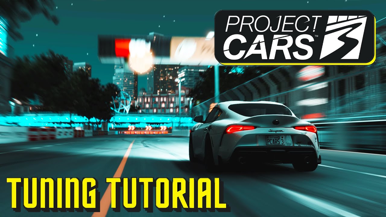 PROJECT CARS 3 TUNING TUTORIAL - 5 MINUTE BASIC TUNING GUIDE (TYRE PRESSURE AND SUSPENSION)
