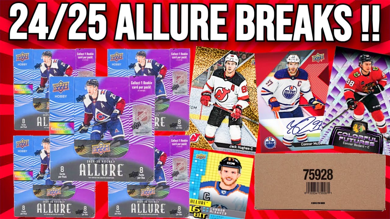 2024-25 Upper Deck ALLURE Hockey CASE BREAKS !! 🔥