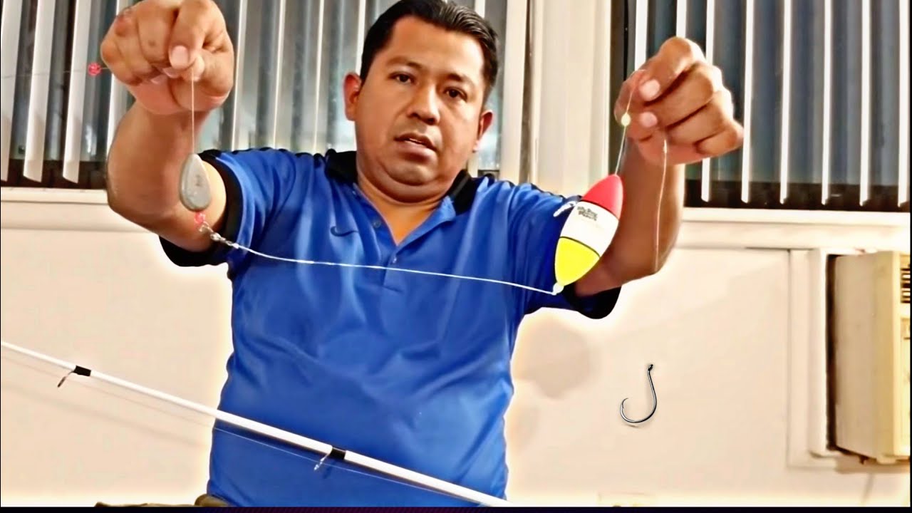Montaje para bagres con flotador.