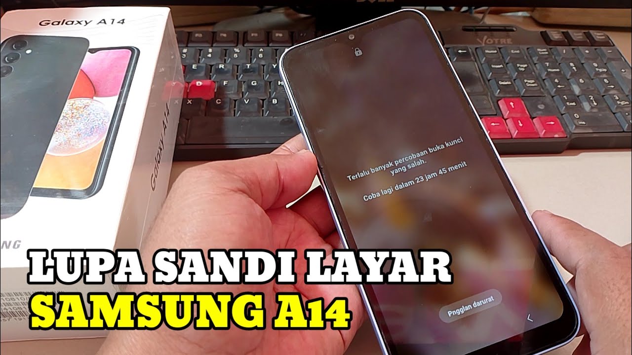 Cara Buka Sandi Layar Samsung A14