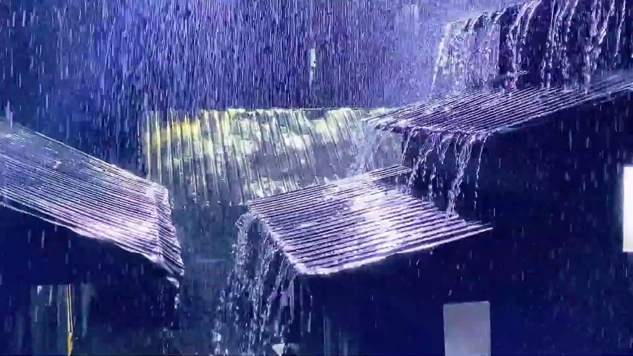 10 Hours Rainstorm on Tin Roof with Loud Thunder ⛈️ Best Sleep Sound for Insomnia & Deep Relaxation