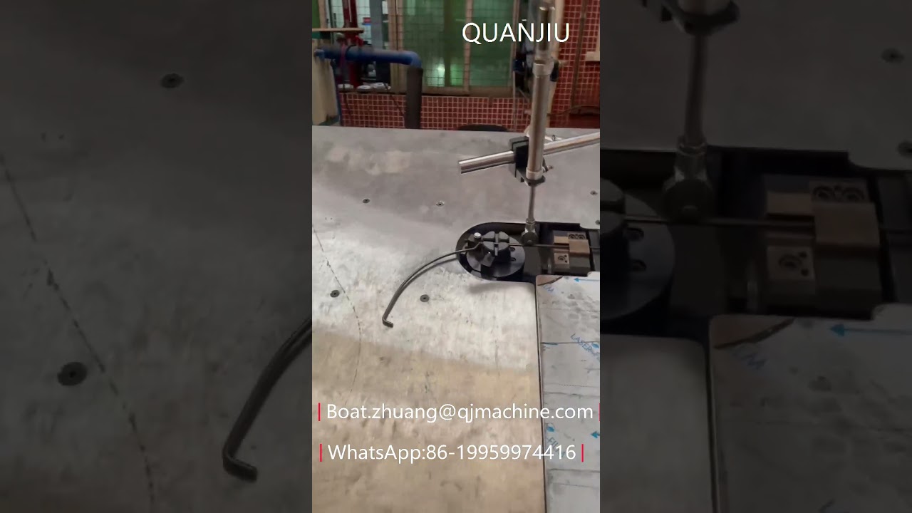 High Stablity & Efficiency 3D CNC Wire Bending Machine for Metal Bucket Handle