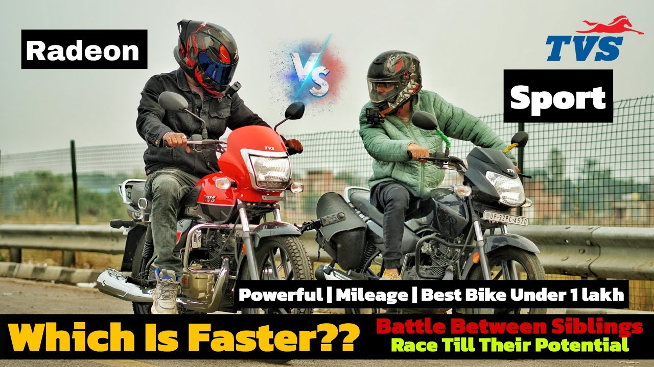 TVS RADEON VS TVS SPORT | BATTLE BETWEEN SIBLING | WHICH IS BEST FOR YOU 🤔UNDER 1 LAKH