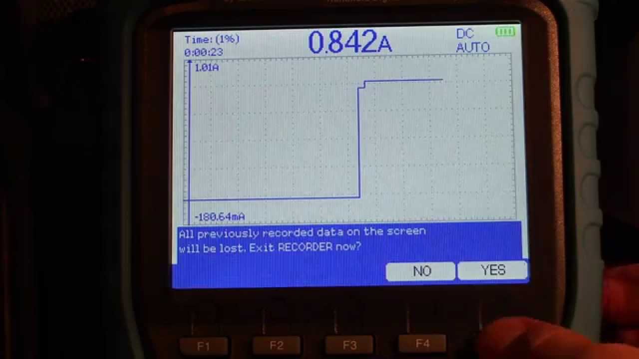 Oscyloskop Siglent SHS806 - multimetr - pomiar małego natężenia DC (DCA, DCI)