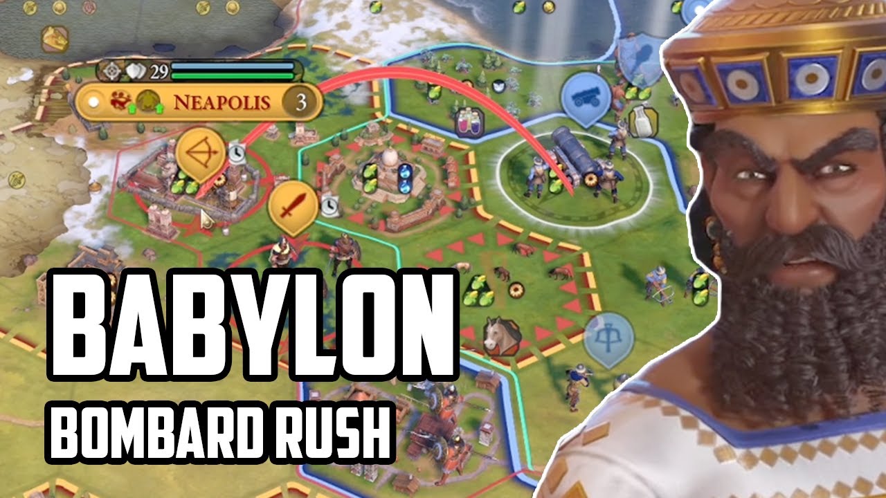 Civ 6 Babylon Bombard Rush is quite balanced