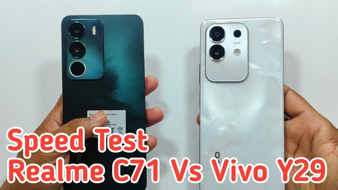 Realme C71 vs vivo Y29 Speed Test