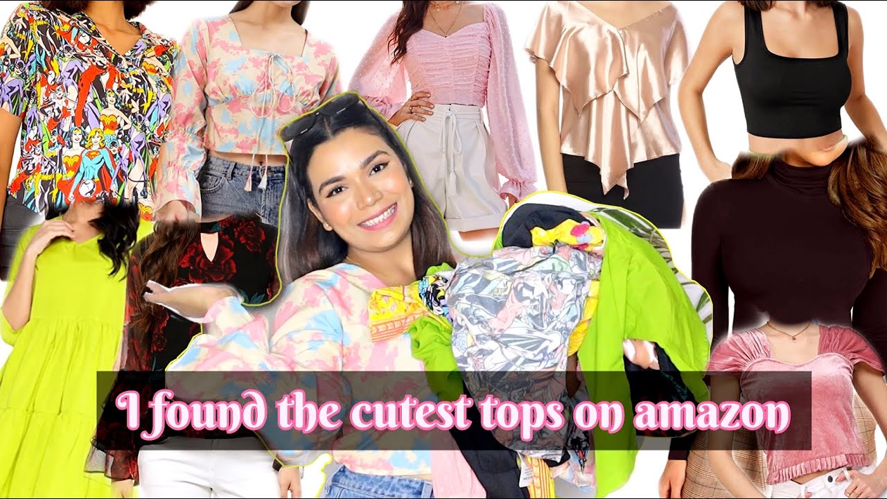*Huge* Amazon Tops Haul | Affordable Cute Tops Under 500 | Amazon Mega Fashion Day Sale