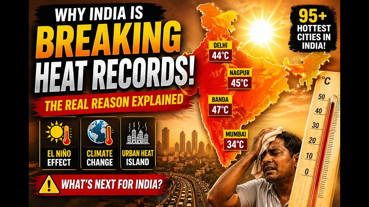 India is Now the Hottest Place on Earth! Heatwave 2026 - El Nino