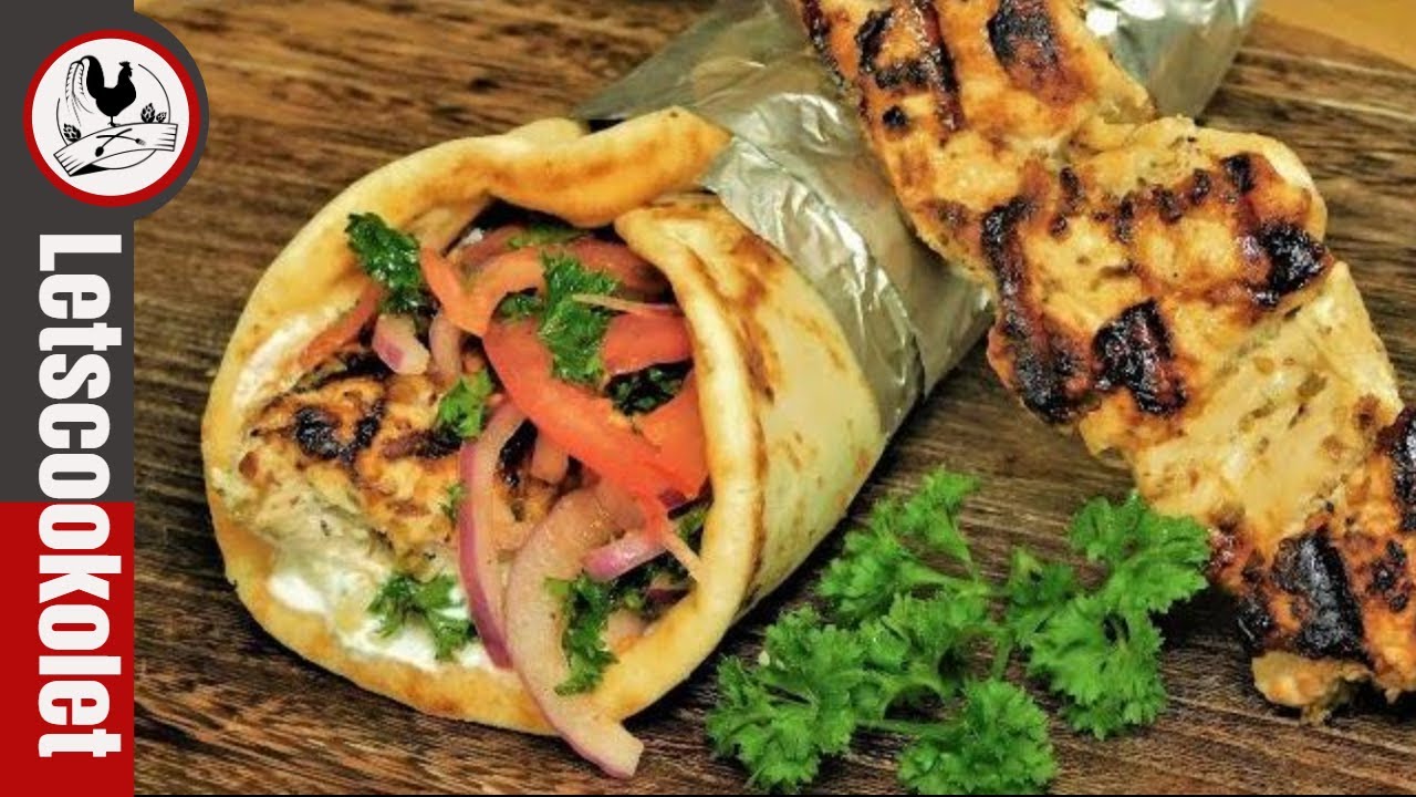 Лучшая домашняя пита с куриным сувлаки