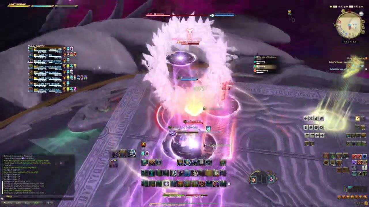 FFXIV | Eden's Verse: Iconoclasm (E7S) Blind MiNE | AST POV | FiNEs