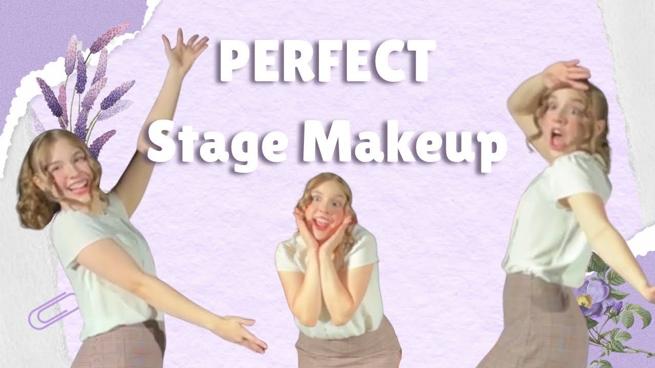 How to do PERFECT stage makeup | Theater makeup tutorial