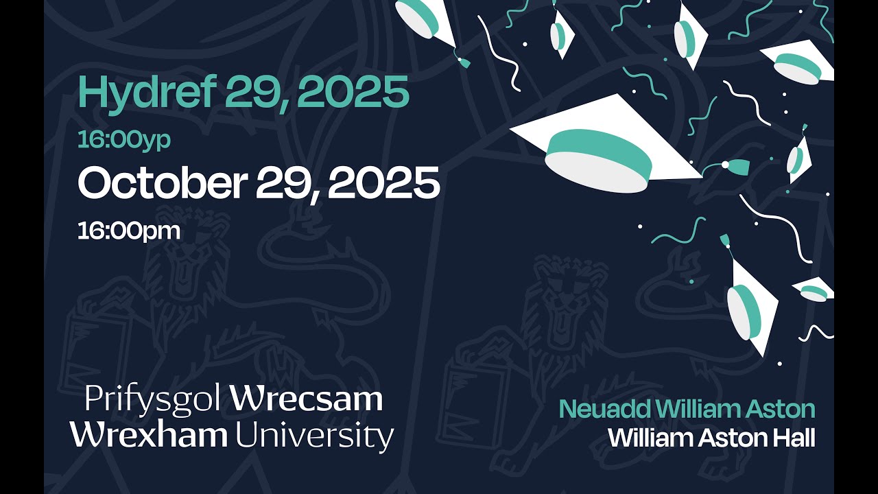 Prifysgol Wrecsam - Seremoni G - 2025 / Wrexham University - Ceremony G – 2025