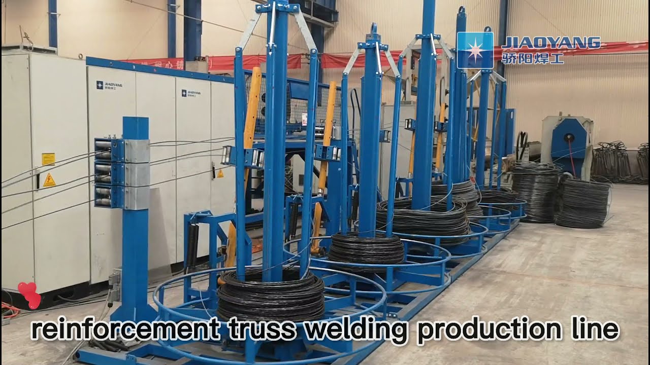 Reinforcement truss welding production line
