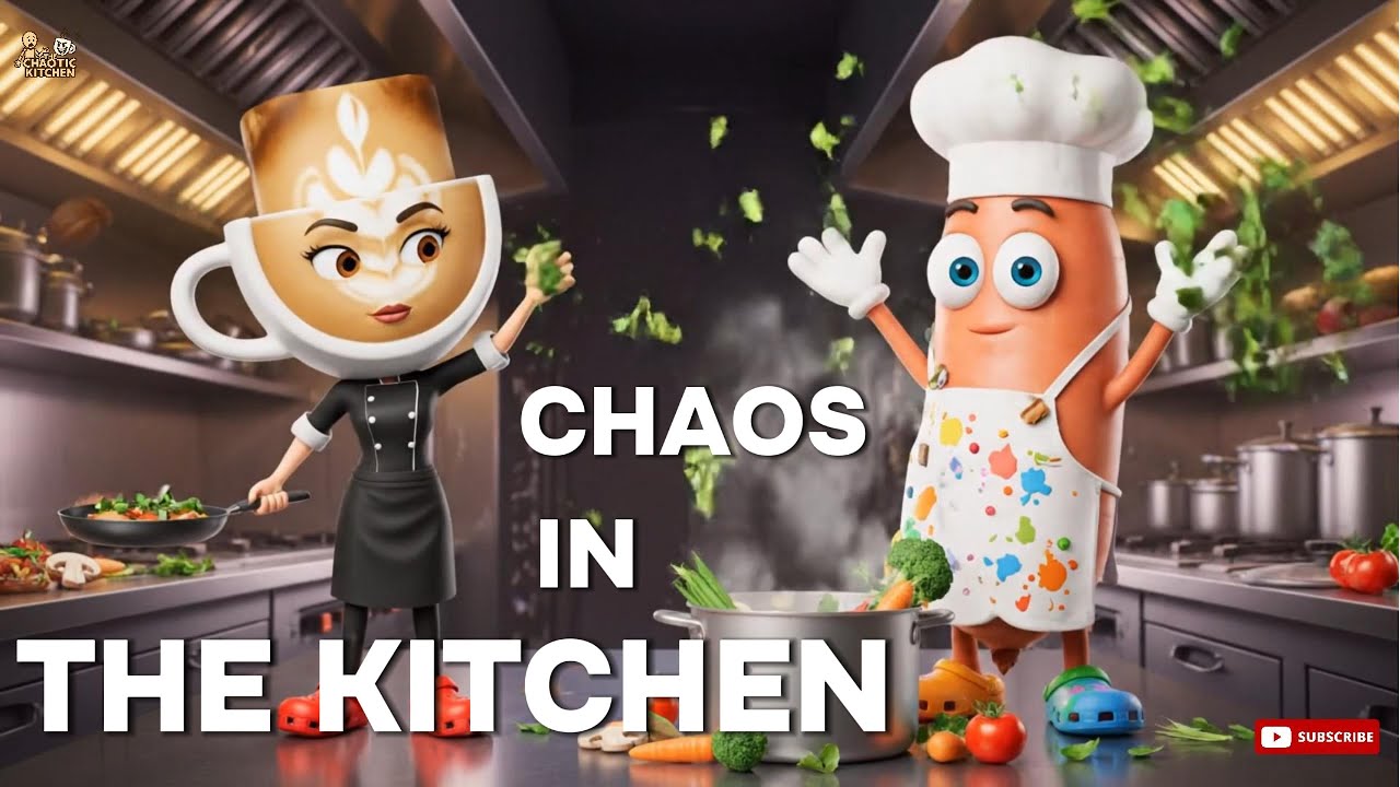 🍽️ Chaotic Dinner | One Chef Cooks, The Other Causes Mayhem! #tungtungtungsahur  #animation