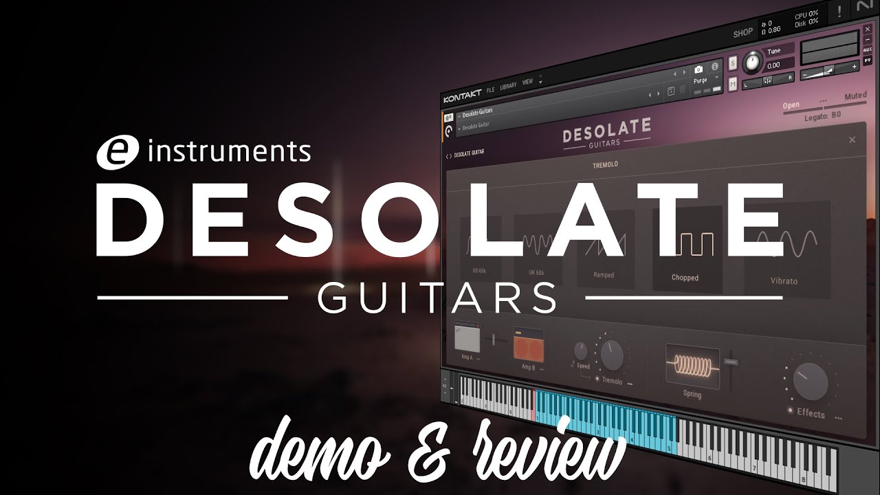 e-Instruments | Desolate Guitars | Demo & Review
