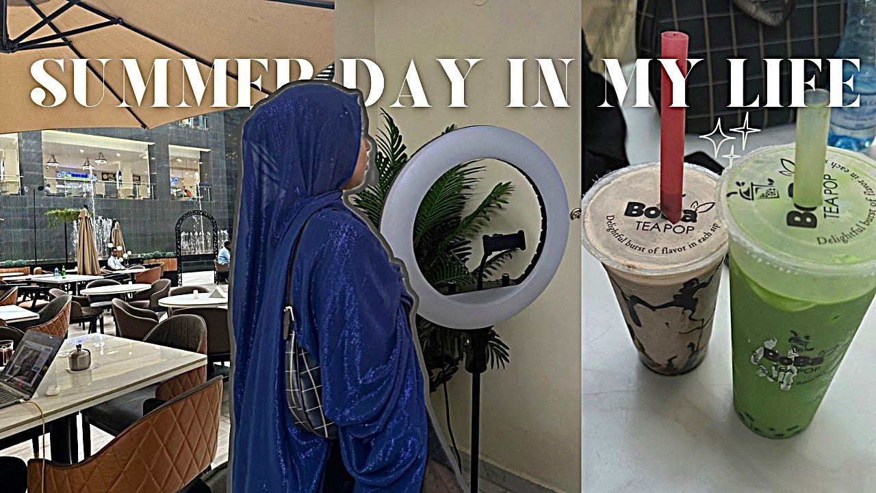 SUMMER DAY VLOG|| a day in my life ft ruuru⋆𐙚, getting a ring light,
