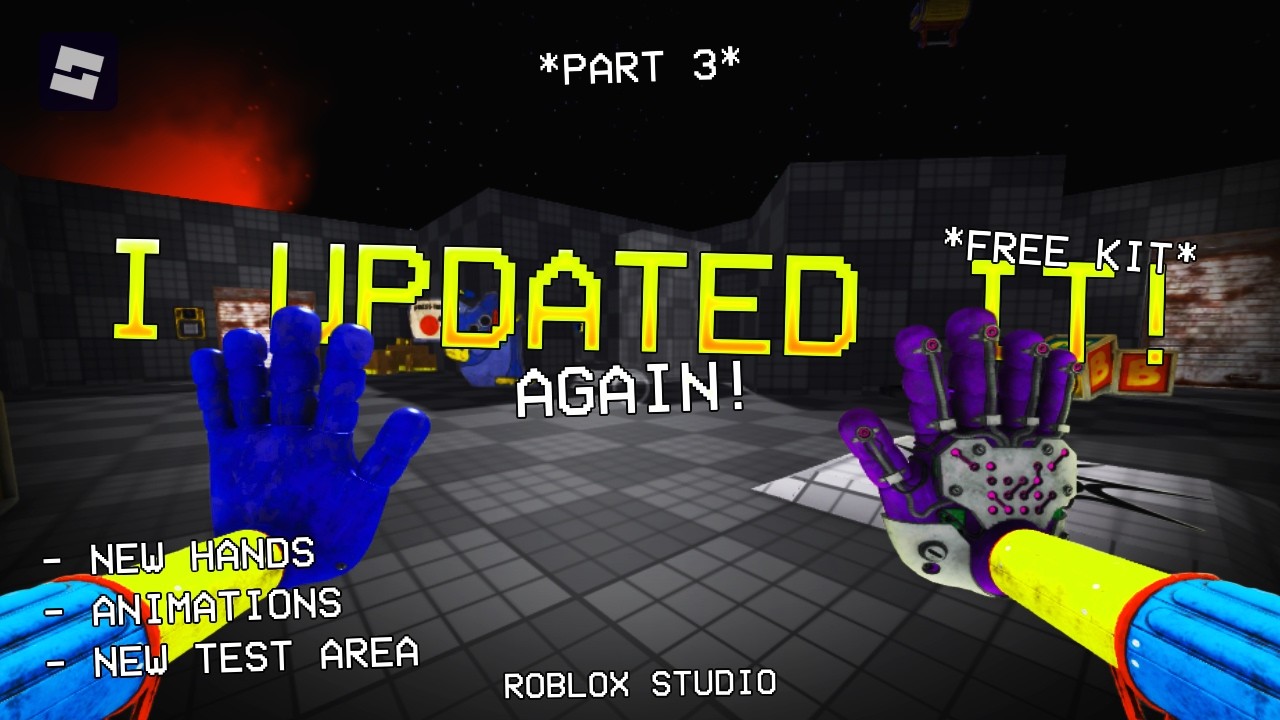 I Added MORE to My Poppy Playtime Kit in Roblox Studio! (Part 3) 👀