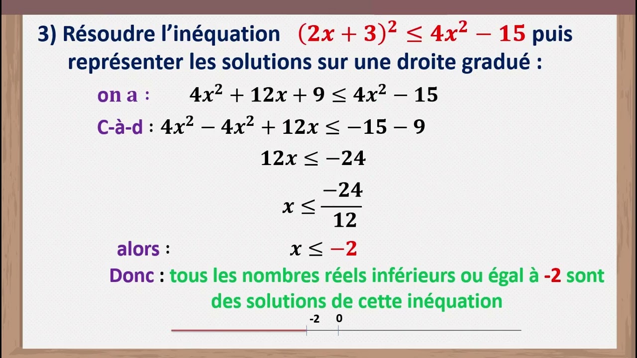 Les inéquations 3AC : S2V1