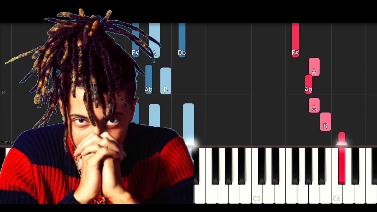 Ghali - Cara Italia (Piano Tutorial)